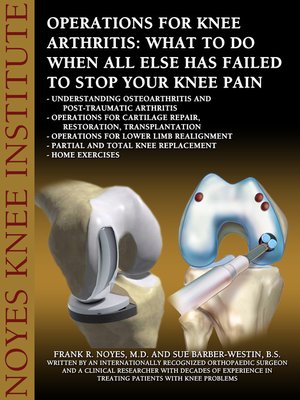 cover image of Operations for Knee Arthritis